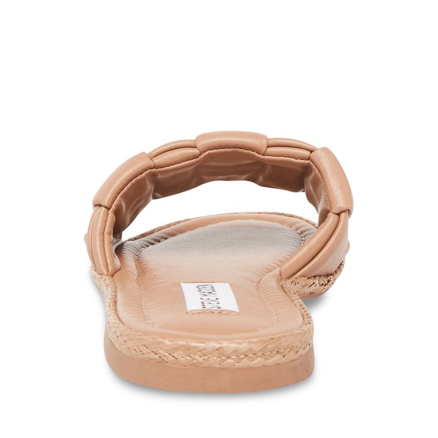 Sandalias de Diapositivas Steve Madden Brina Mujer Beige | ES FBS382